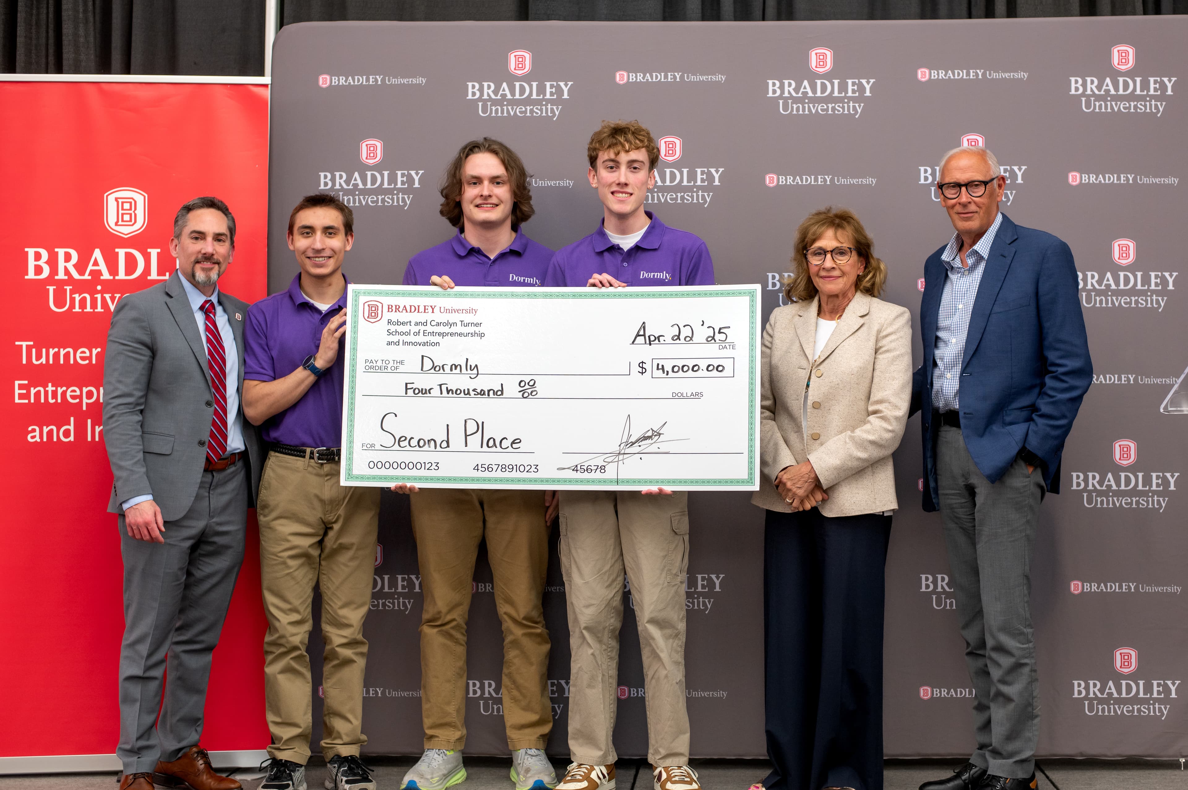 Bradley Provost and the Turner's with the Dormly team